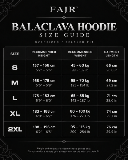 FAJR™ - Balaclava Hoodie